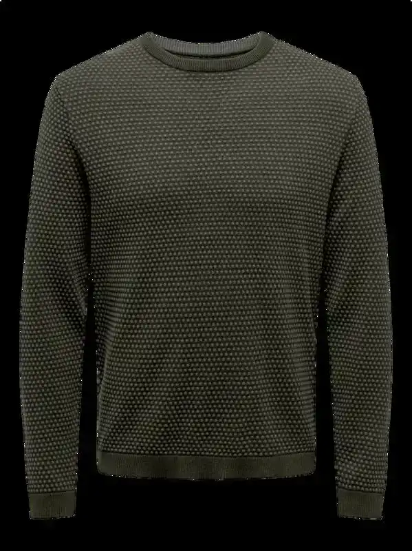 ONLY & SONS ONSTAPA REG 12 STRUC LS CREW KNIT NOOS Heren Trui - Maat XXL