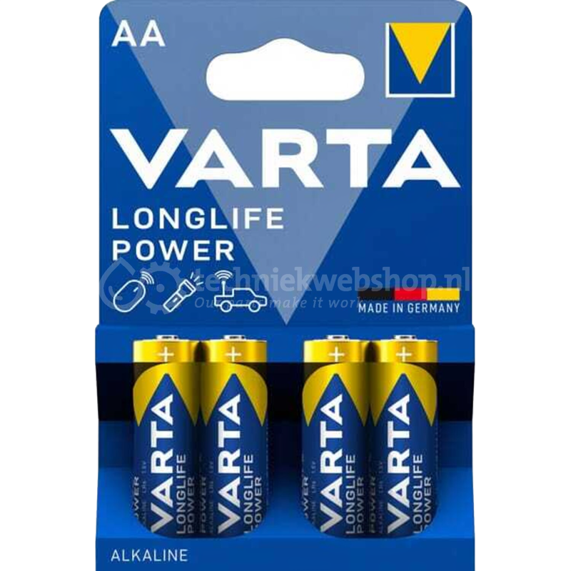 Longlife Power AA 4-pack Batterijen