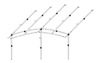 Frame Voortent Octavia 240 Staal EasyGrip 25mm