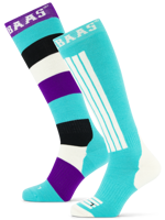 Striped Ski Socks 2-pack