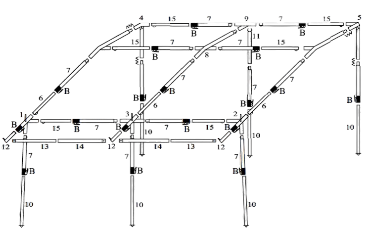 Frame Quattro Staal 28mm  380-430 EG