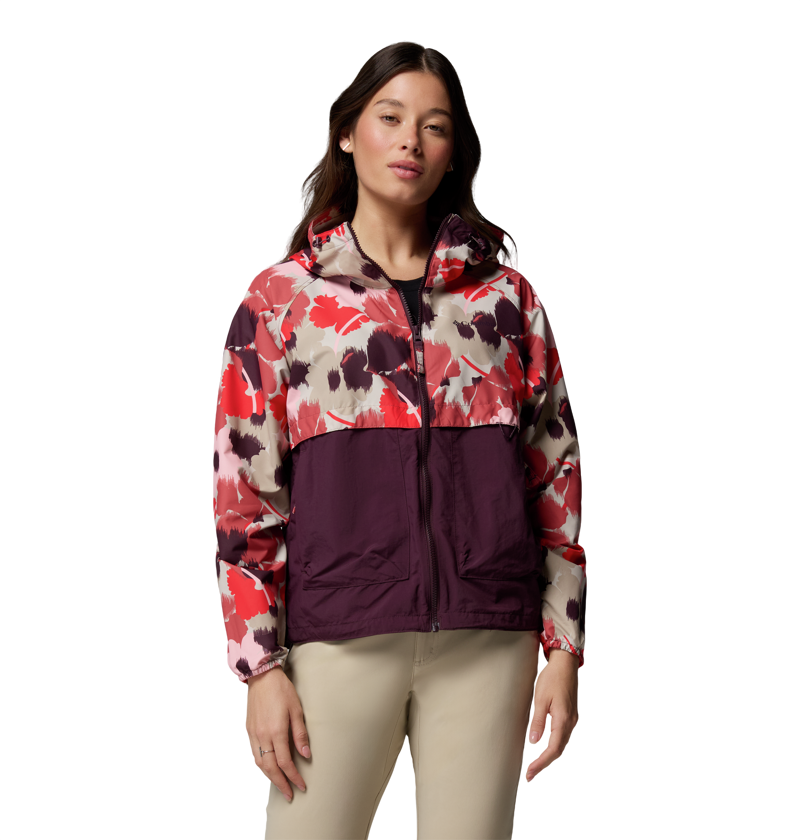 Spire Valley Printed Hooded Windbreaker