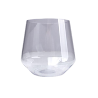 WATERGLAS  POLYCBONAAT  4 STUKS  375 ML
