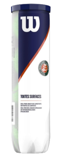 Roland Garros All Court 4-tin Tennisballen