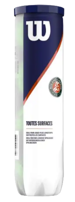 Roland Garros All Court 4-tin Tennisballen