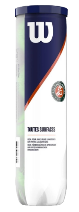Roland Garros All Court 4-tin Tennisballen