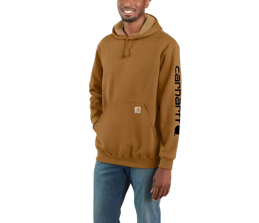 Sleeve Logo Hooded Sweatshirt