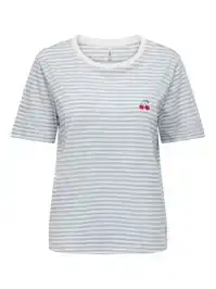 Happy S/S Emb Top Jrs