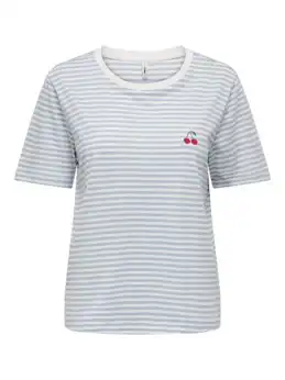 Happy S/S Emb Top Jrs