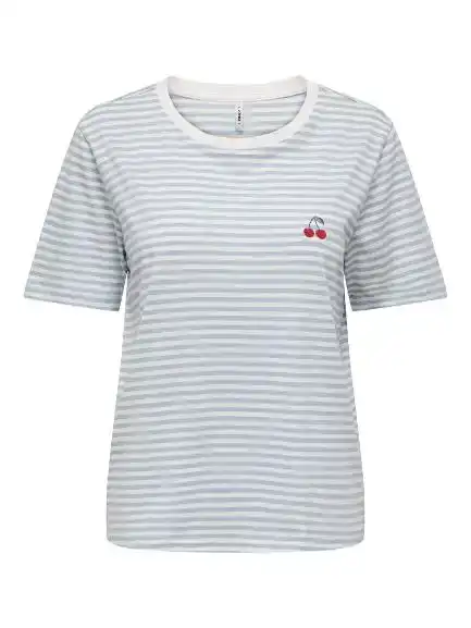 Happy S/S Emb Top Jrs