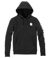 Relaxed Fit Logo Sleeve Hoodie