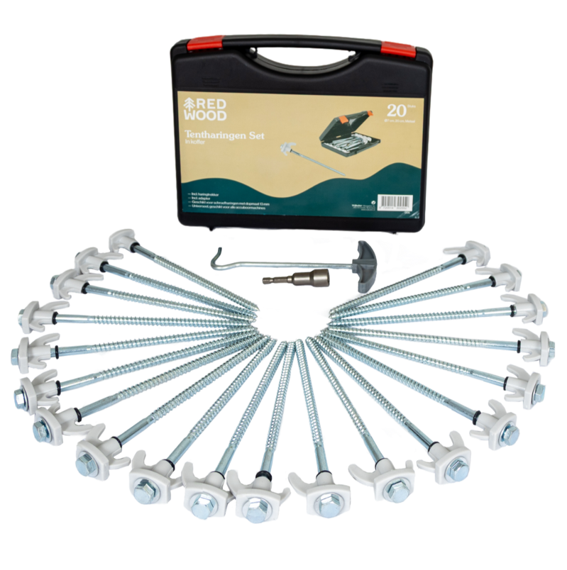 Tentharingen Set In Koffer 20 Stuks