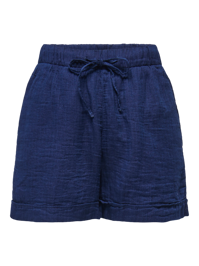 Leoni Seersucker Pull-On Shorts