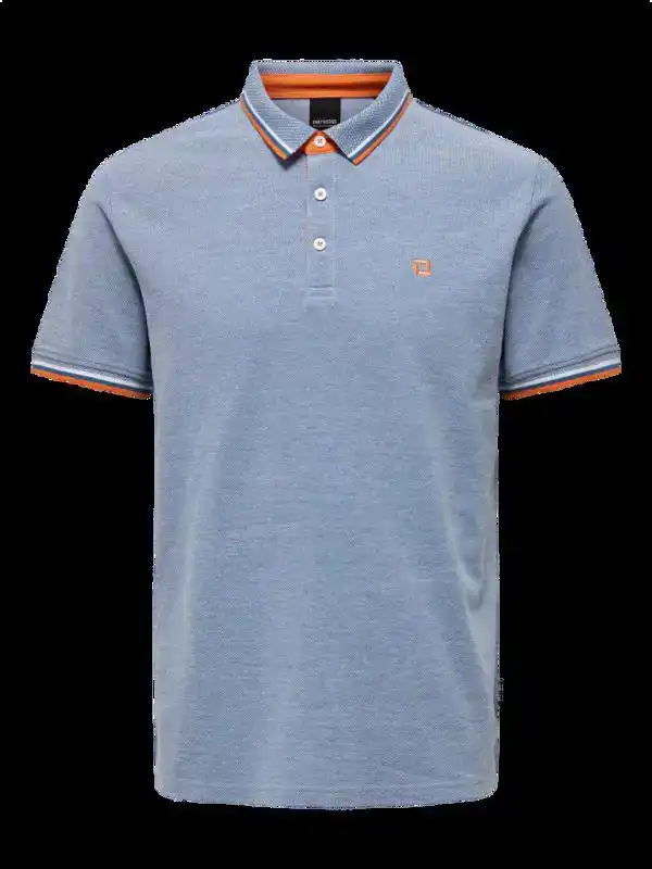 ONLY & SONS ONSFLETCHER LIFE SLIM SS POLO NOOS Heren Poloshirt - Maat XL