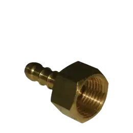 Slangpilaar 1/2 inch binnen messing