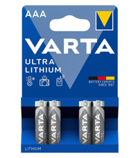 Ultra Lithium AAA 4-pack Batterijen