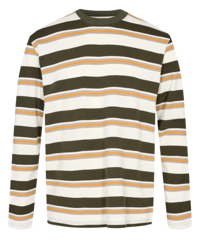 Akarne LS Pique Stripe T-shirt