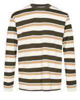 Akarne LS Pique Stripe T-shirt