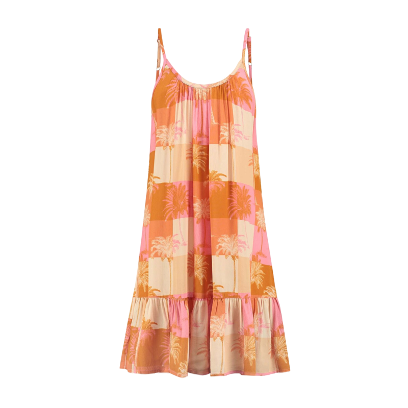 Ibiza Dress Block Palm