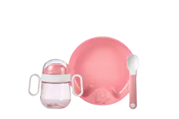 SET BABYSERVIES MIO 3-DELIG - DEEP PINK