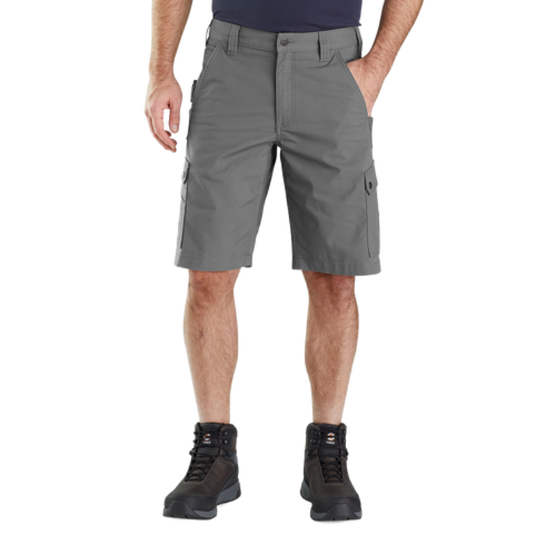 104727 RIPSTOP CARGO WORK SHORT-36-027-Steel