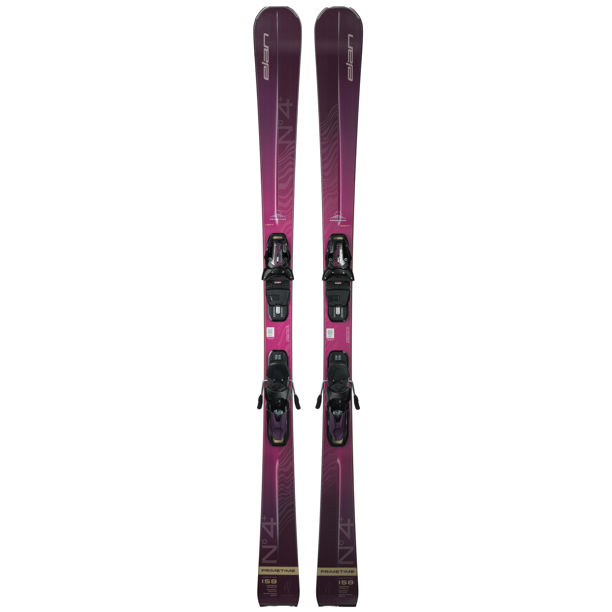 Primetime N°4 Ski's + Bindingen