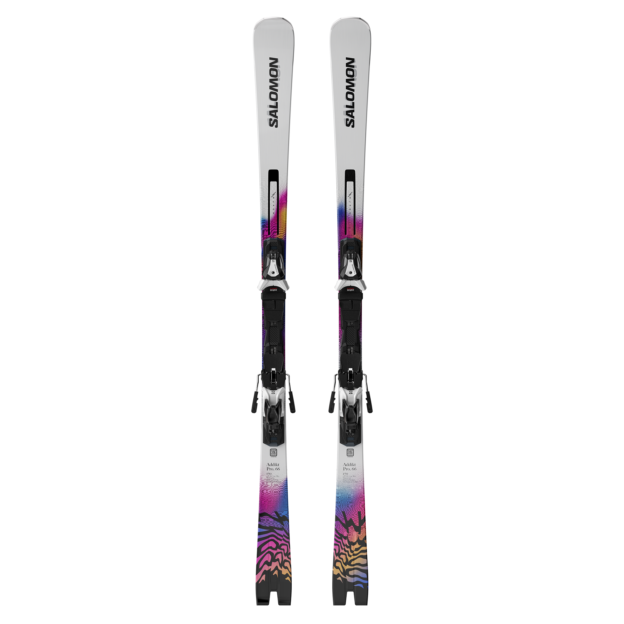 E Addikt Pro 66 Ski's + Bindingen