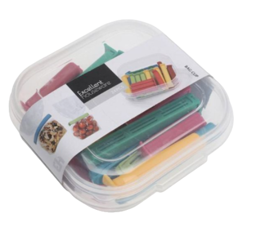 Vershoudclips Set van 24