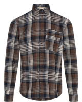 Leif Brushed Check Blouse