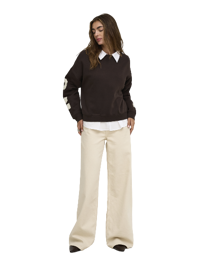 Sweat Back Print Sweater