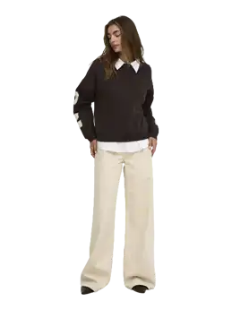 Sweat Back Print Sweater
