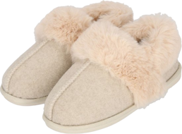 Home Boots Felt + Fur Pantoffels