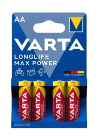 Longlife Max Power AA 4-pack Batterijen