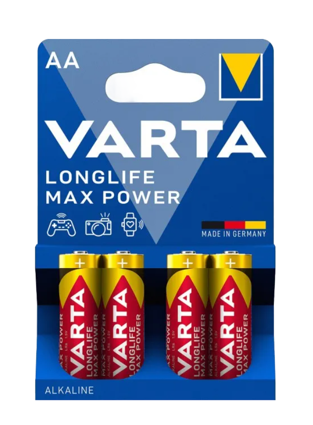 Longlife Max Power AA 4-pack Batterijen