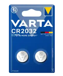 CR2032 Lithium 2-pack Batterijen