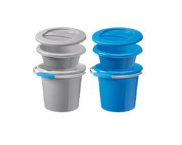 Water-line emmer set 12L grijs