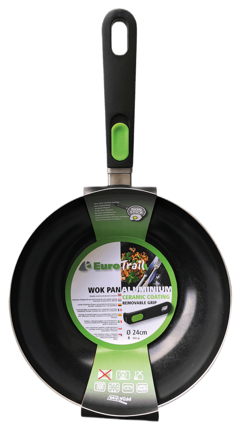 Eurotrail Wokpan Keramiek 24cm