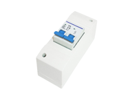 Zekeringkast 2-Module met Dubbelpolige Zekeringautomaat 10A