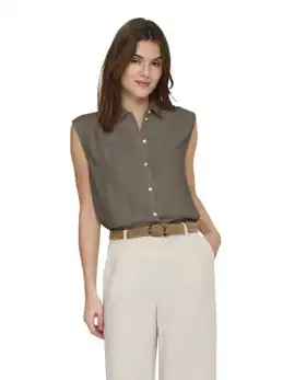 Sista Linen Blend Shirt