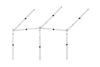 Frame Voortentluifel Palma/Locarno Plus Aluminium 25mm EasyGrip