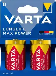 Longlife Max Power D 2-pack Batterijen