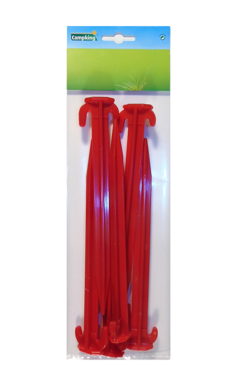 Campking Kunstof haring 30cm per 6