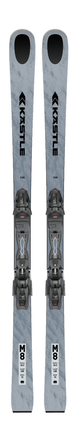 M8 72 Prem Ski's +  Bindingen