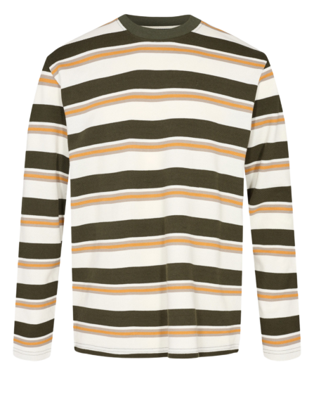 Akarne LS Pique Stripe T-shirt