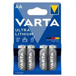Ultra Lithium AA 4-pack Batterijen