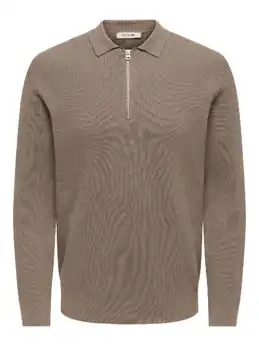 Phil Reg 12 Half Zip Polo Knit