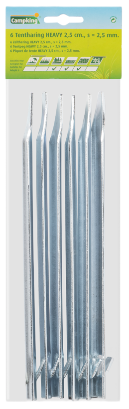 Heavy Tentharing (6 stuks)