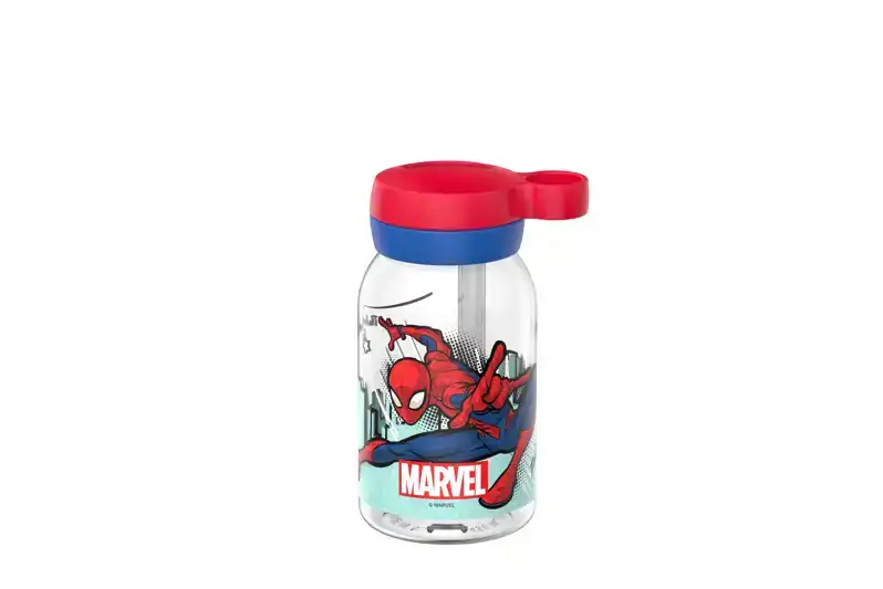 Mepal Campus Drinkfles met Rietje 450 ml - Spiderman