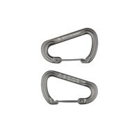 ACCESSORY CARABINER SET LARGE - [2 PIECE]  (GREY)
