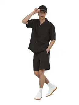 Cruz Seersucker Jogger Shorts